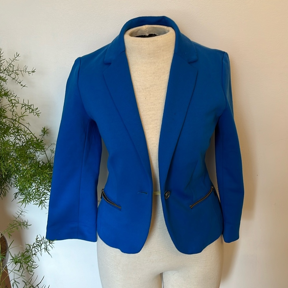 Retro 80s Candies Blazer with Zippered Pockets
